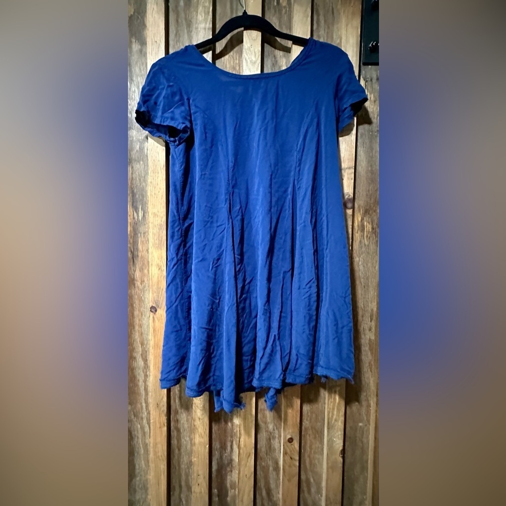 Silence + Noise Blue Mini Dress XS